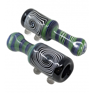 3" Reversal Art Work Chillum (Pack Of 2) [SG3555]